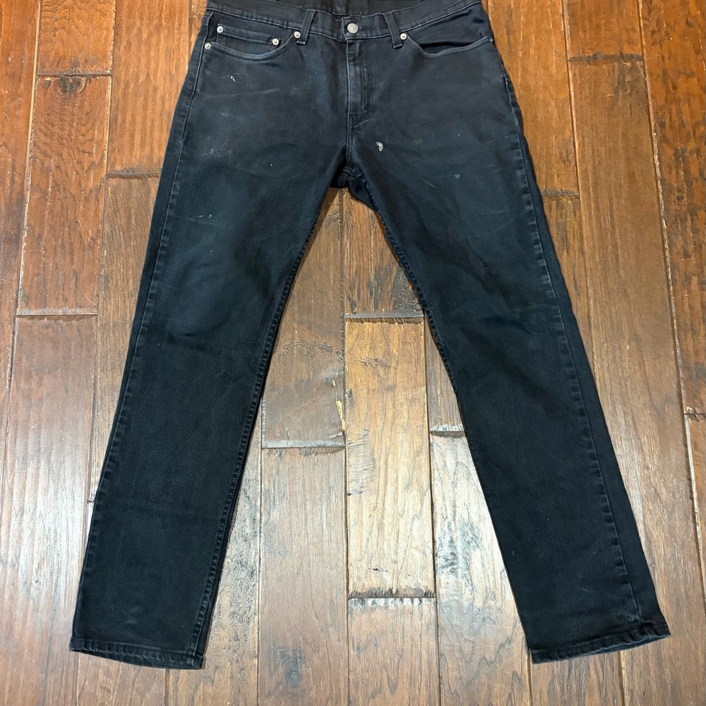 Levi's Men's Charcoal Slim Straight Jeans